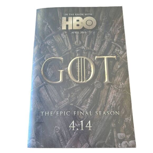 Game Of Thrones The Final Season Promo Card Foldout Phone Holder Throne HBO - Picture 1 of 6